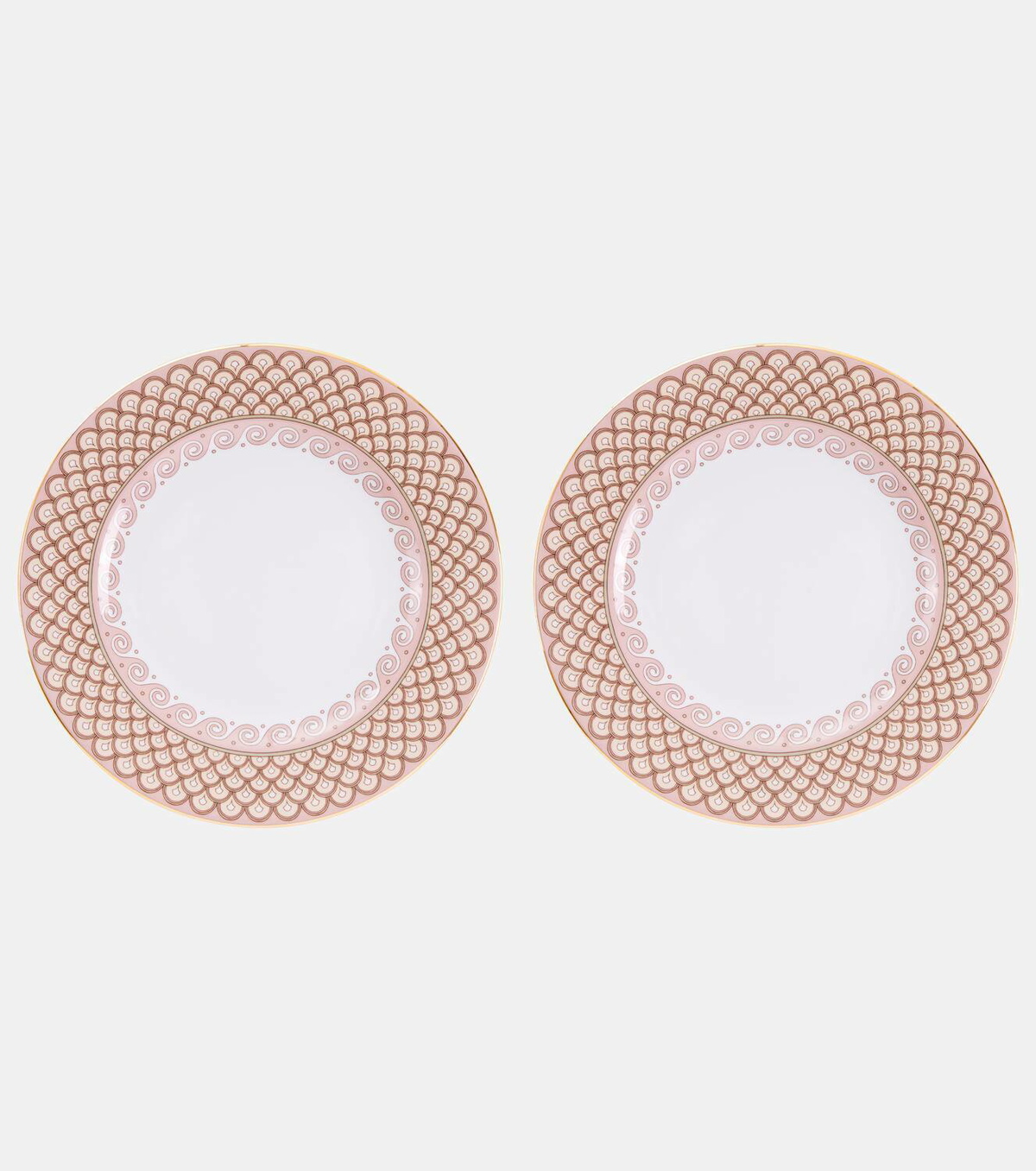 La DoubleJ Odysseus Dusty Pink set of 2 dinner plates