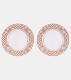 La DoubleJ Odysseus Dusty Pink set of 2 dinner plates