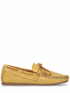ISABEL MARANT - 10mm Freen Studded Suede Loafers