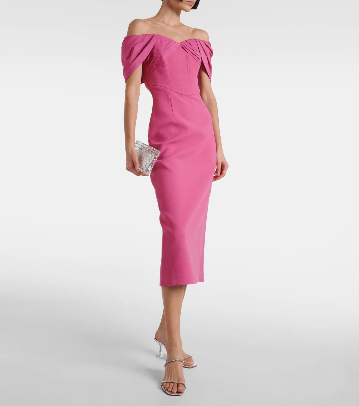 knee length dresses for ladies Maxi Dress Red Long Dress Anais Tiered Ruffle Maxi Dress Size 6 main image 1