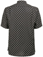 SAINT LAURENT - Printed Viscose Short Sleeve Shirt