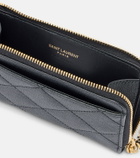 Saint Laurent Cassandre Bijou quilted leather card case