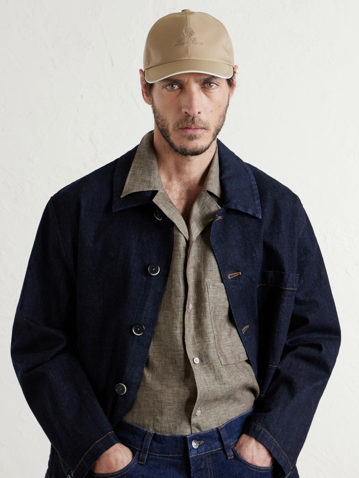 Loro Piana - Logo-Embroidered Storm System® Shell Baseball Cap - Neutrals
