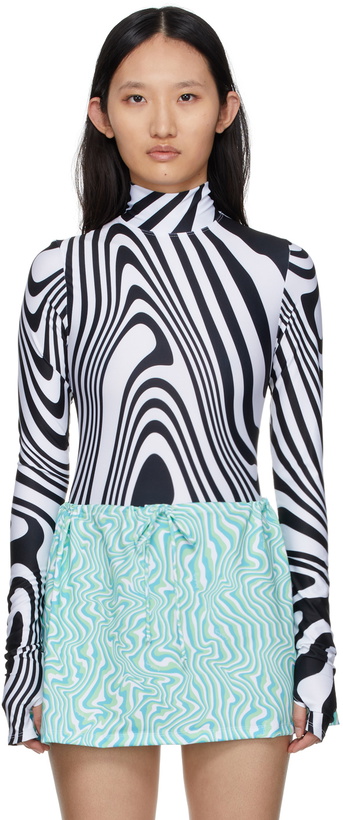 Photo: FENSI SSENSE Exclusive White & Black Oraculo Bodysuit