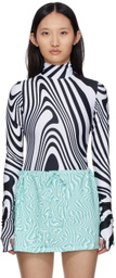 FENSI SSENSE Exclusive White & Black Oraculo Bodysuit