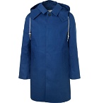 Mackintosh - Bonded-Cotton Hooded Raincoat - Blue