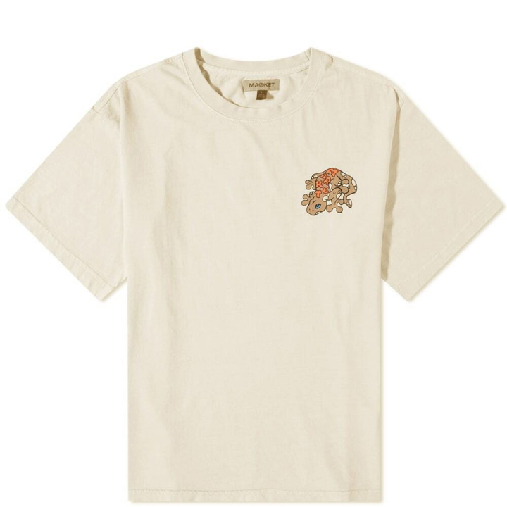 Photo: MARKET Men's Lizard T-Shirt in Coconut