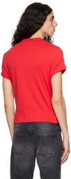 Courrèges Red Classic T-Shirt