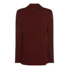 TwinSet Dark Red Viscose Blazer
