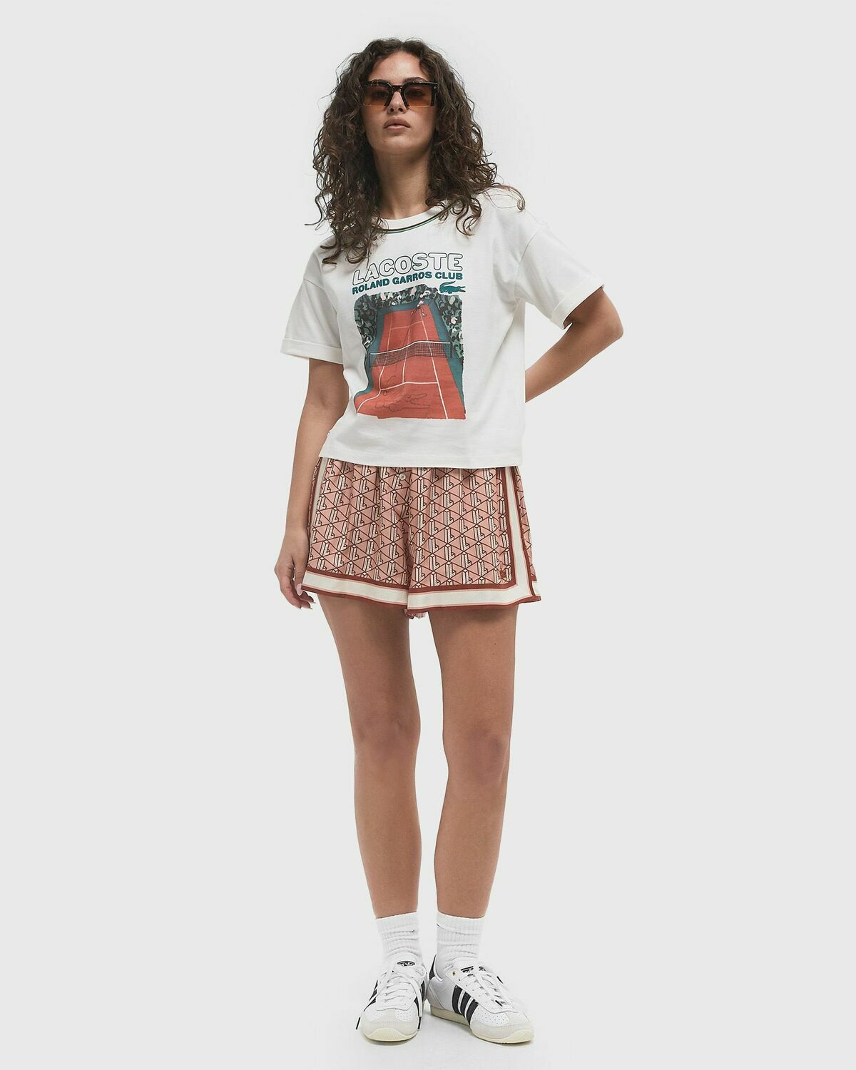 Lacoste BERMUDA Red Womens Casual Short