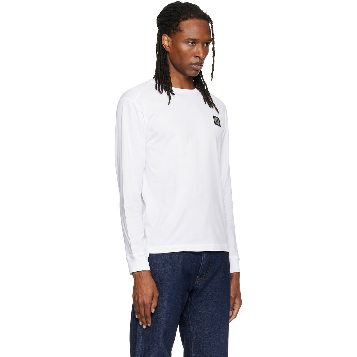 Stone Island White 2100031 60/2 Cotton Jersey T-shirt