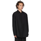 Valentino Black Wool Shirt