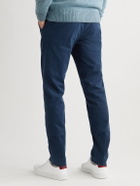Purdey - Slim-Fit Cotton Chinos - Blue