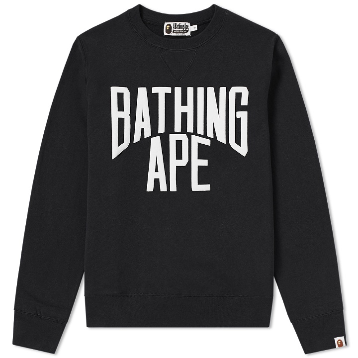 Photo: A Bathing Ape NYC Logo Foam Print Crew Sweat