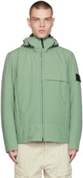 Stone Island Green Soft Shell-R Jacket