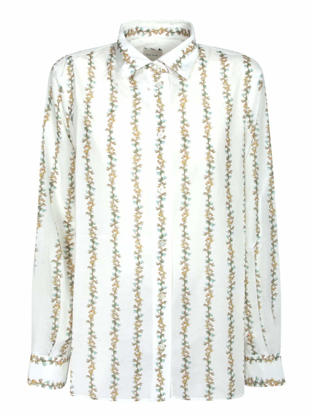 Photo: Paul Smith White Floral Pattern Shirt