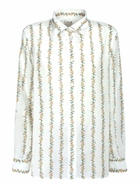 Paul Smith White Floral Pattern Shirt