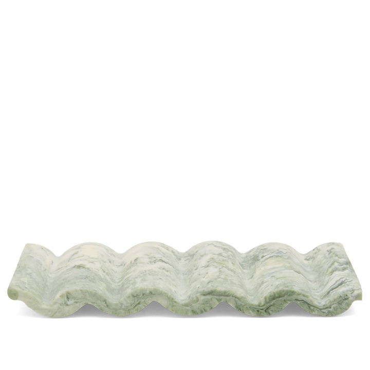 Photo: ferm LIVING Mist Soap Dish in Emerald/Off-White 