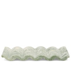 ferm LIVING Mist Soap Dish in Emerald/Off-White 