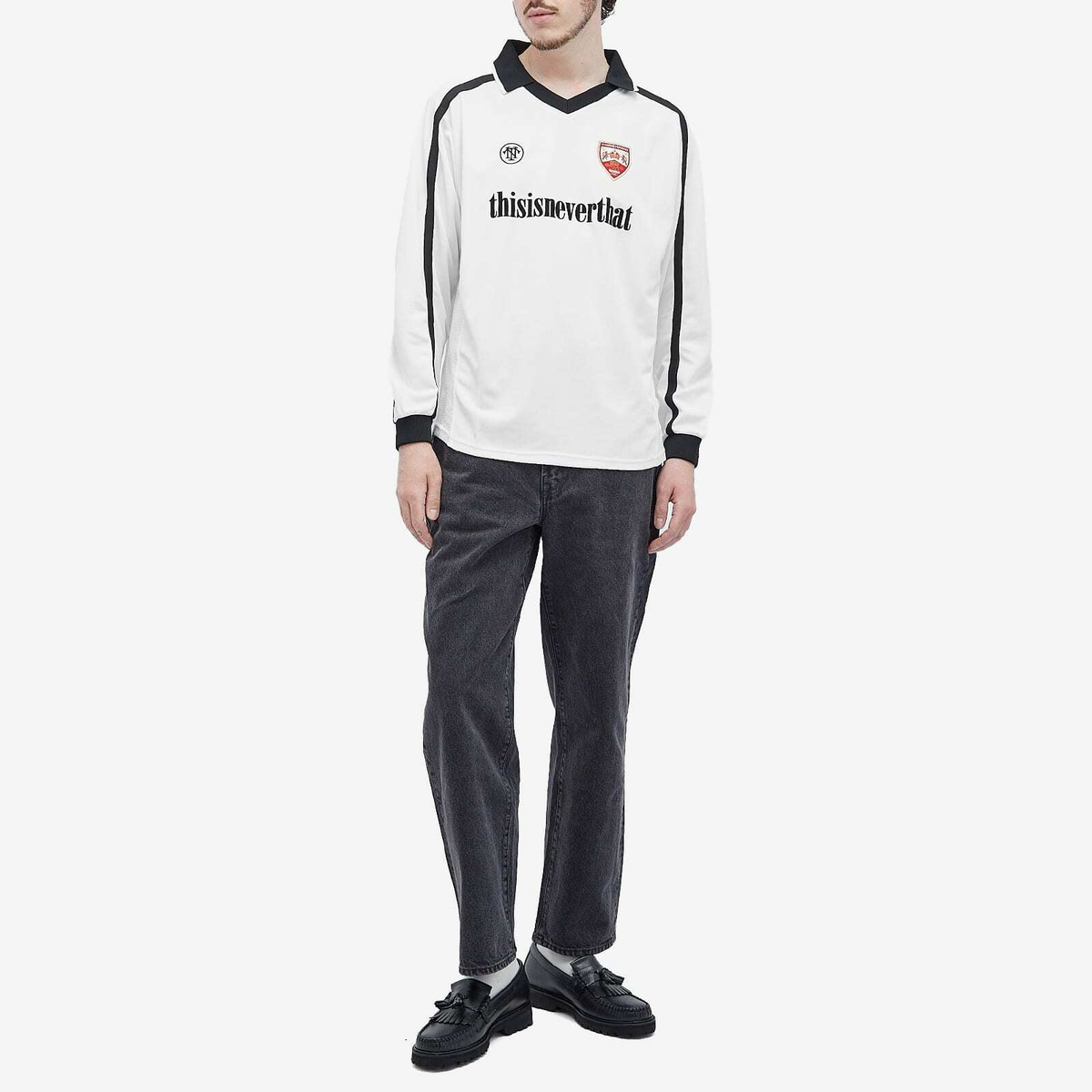 thisisneverthat Men's Football Jersey in White thisisneverthat