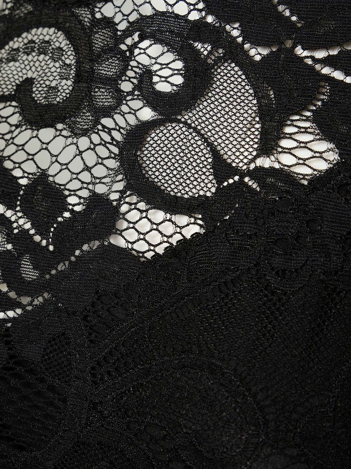 Dolce & Gabbana☆Black Stretch Lace Mini Skir Lace miniskirt in Black for Women | Dolce&Gabbana® US