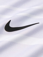 Nike Golf - Tour Striped Dri-FIT Golf Polo Shirt - Purple