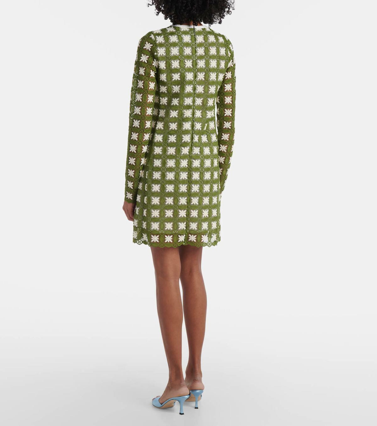 Giambattista Valli Open-knit minidress