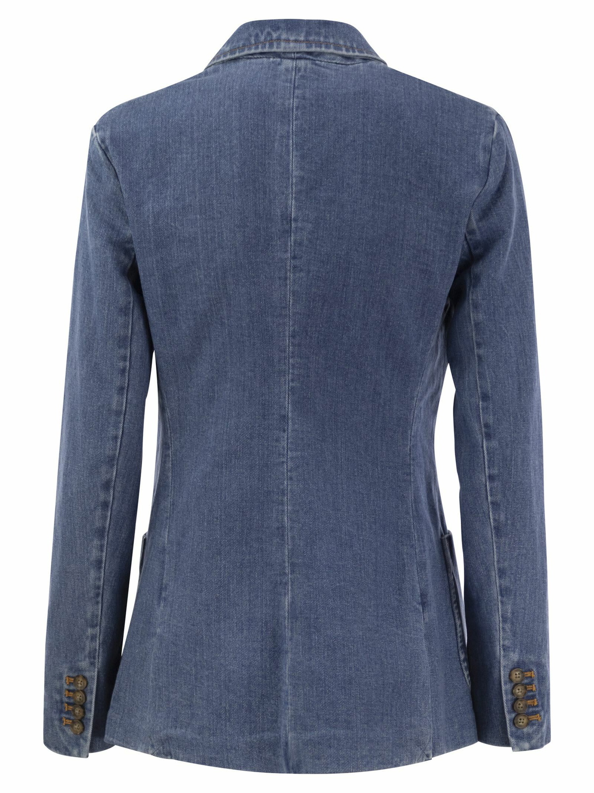 Ralph Lauren Double-breasted Denim Blazer