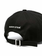 MAISON KITSUNE' - Fox Head Cotton Baseball Cap