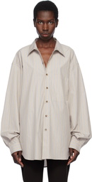Gil Rodriguez Gray Big Button Up Shirt