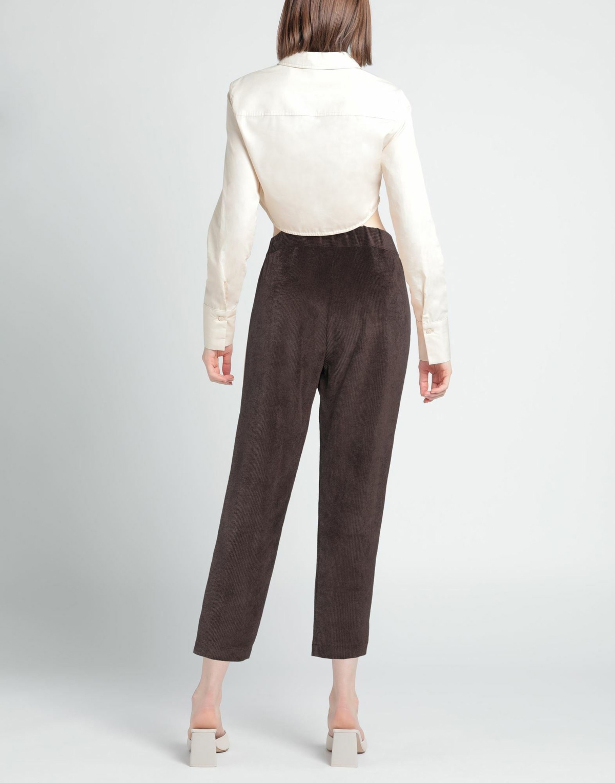 Alessia Santi Womens Pants Dark in Brown