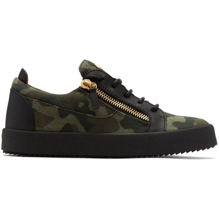 Photo: Giuseppe Zanotti Khaki Camo May London Sneakers