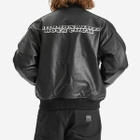 Billionaire Boys Club Men's OG Astro Leather Bomber Jacket in Black