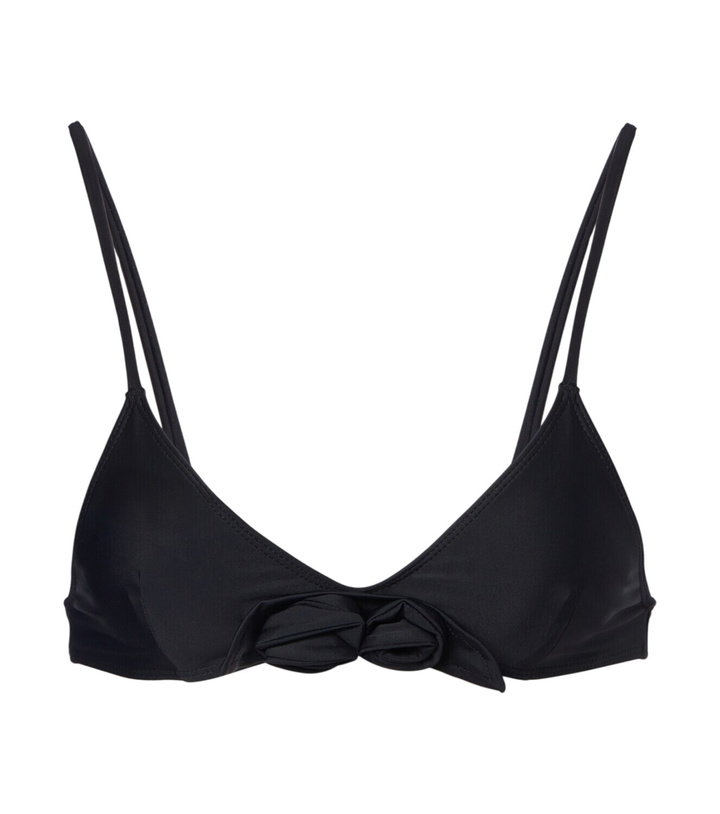 Photo: Coperni Flower floral-appliqué bikini top
