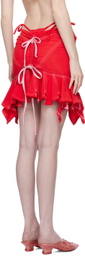 Emily Watson SSENSE Exclusive Red Miniskirt