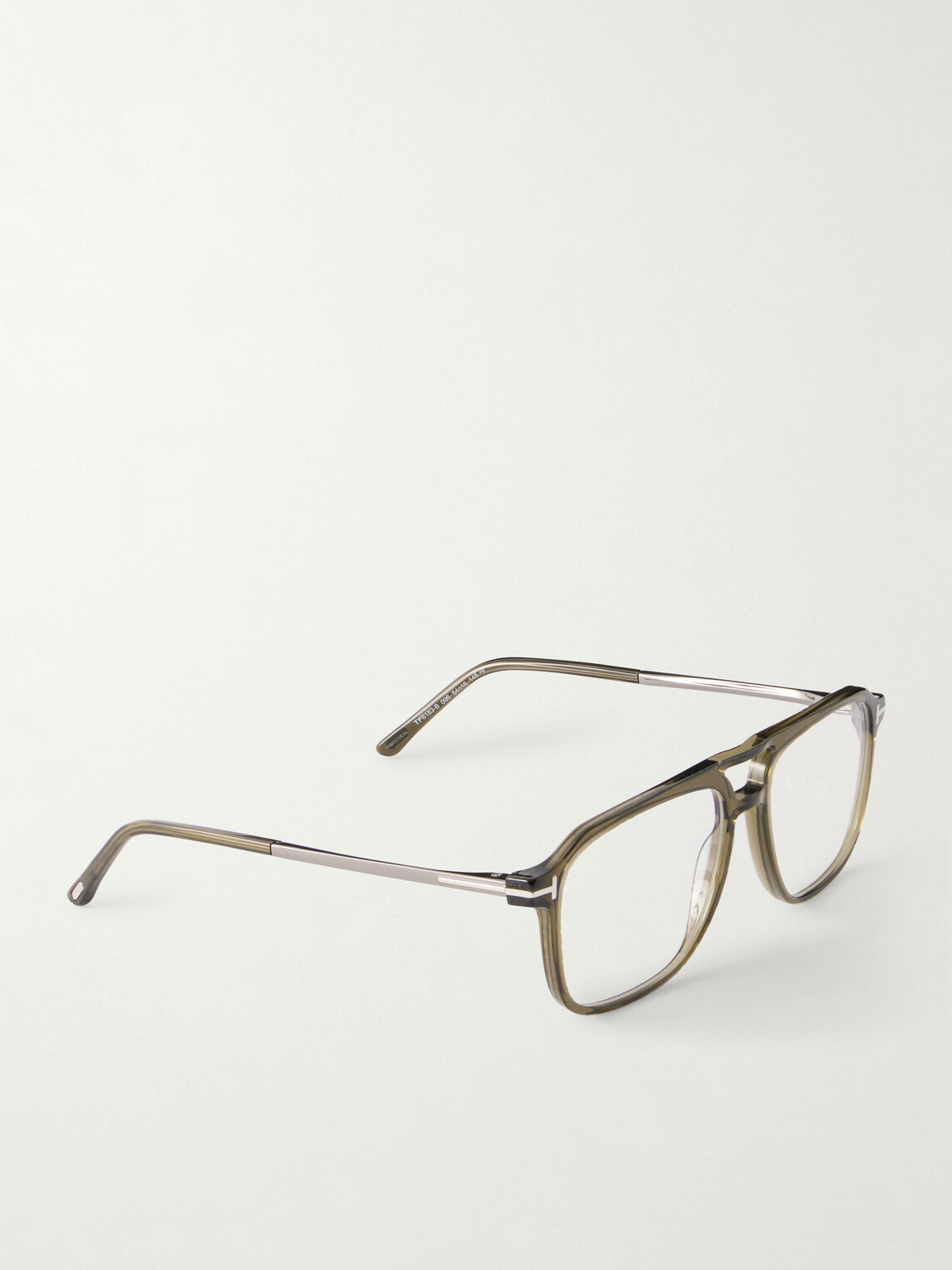 TOM FORD - Aviator-Frame Acetate Glasses - Gray