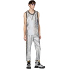 Gucci Black and Silver GG Printed Lounge Pants