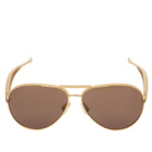 Bottega Veneta Eyewear Bottega Veneta BV1305S Sunglasses in Gold/Brown 