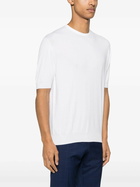 Fedeli White Cotton T-shirt