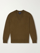 Drake's - Wool and Alpaca-Blend Sweater - Green