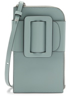 Boyy Buckle Leather Cross-body Phone Case - Light Blue - One Size