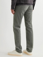 Massimo Alba - Straight-Leg Cotton-Corduroy Trousers - Gray