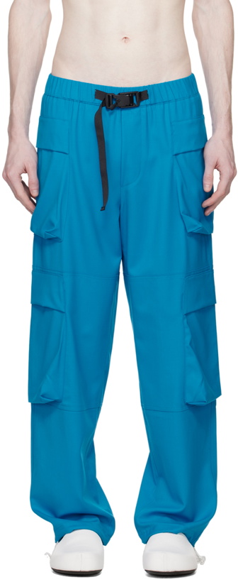 Photo: Bonsai Blue Belted Cargo Pants