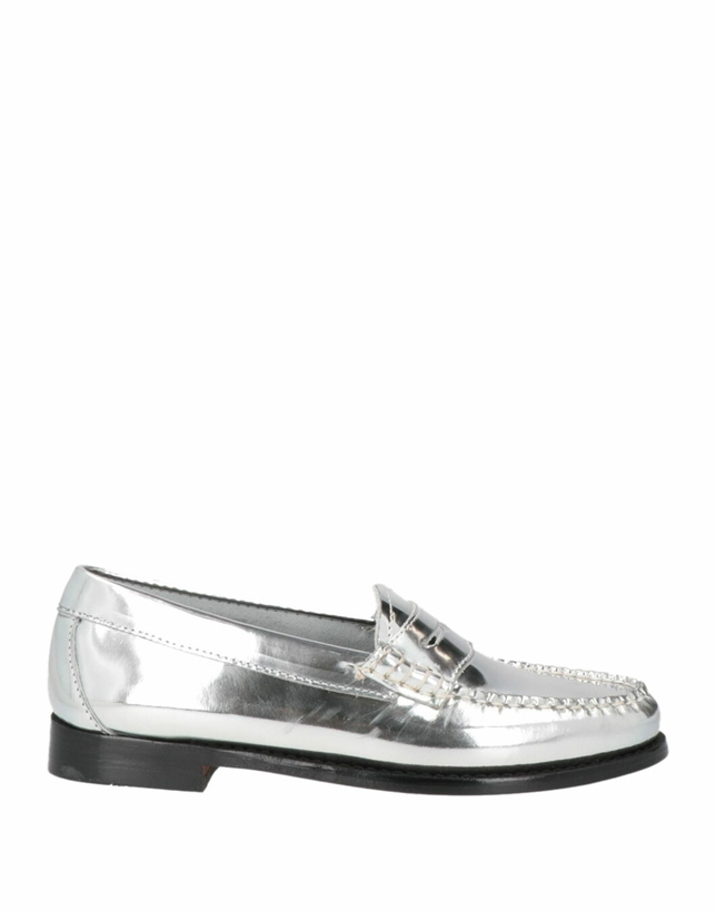 Photo: G. h. Bass & Co Weejun Penny Womens Loafers in Silver