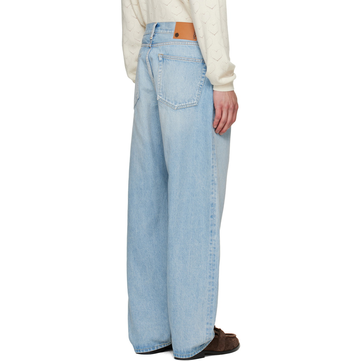 vowels Blue Baggy Jeans