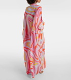 Pucci Printed silk kaftan