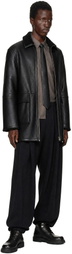 ANOTHER ASPECT Black Another 1.0 Shearling Jacket