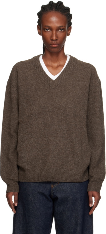 Photo: A.P.C. Brown Dany Sweater