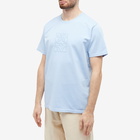 Loewe Men's Overdyed Anagram T-Shirt in Baby Blue