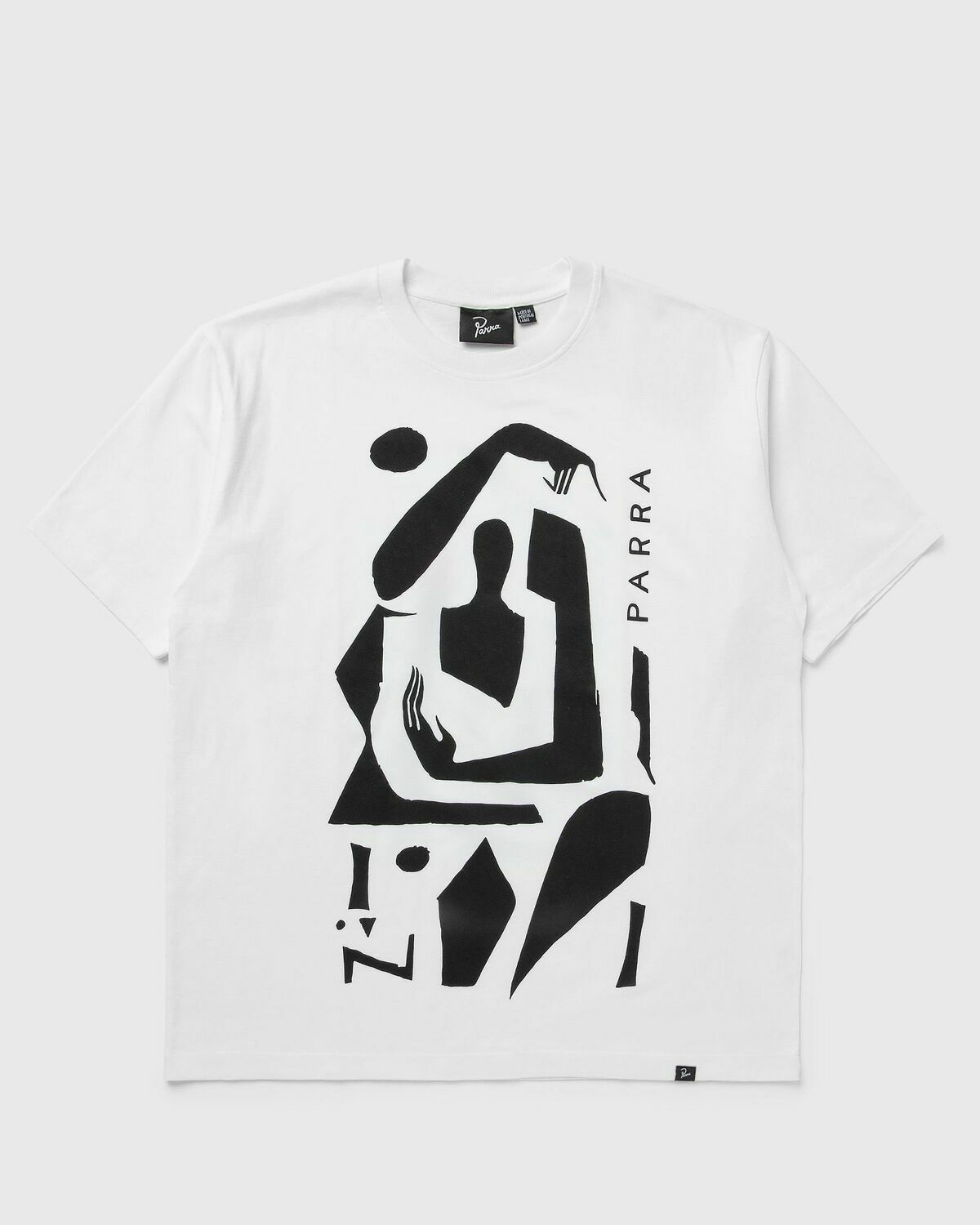 By Parra DETACHED TEE White Mens Shortsleefe